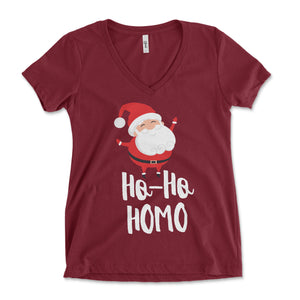 Ho Ho Homo Women's Vneck