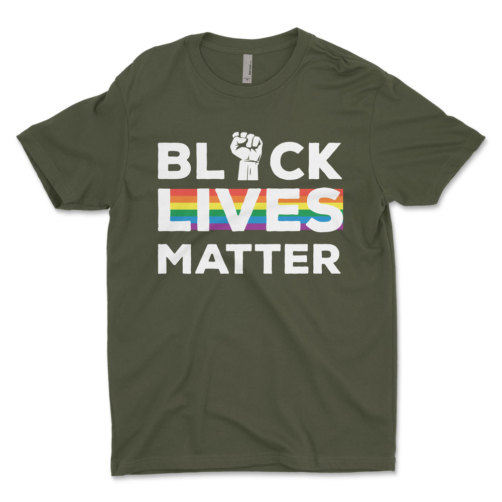Black Lives Matter - LGBTQ Men's T-Shirt