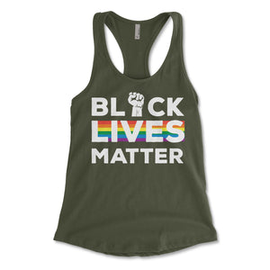 Black Lives Matter - LGBTQ Women's Racerback