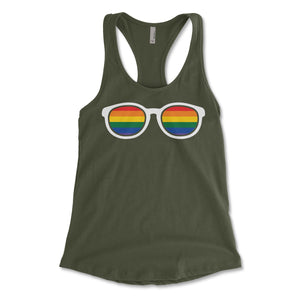 It's Cool To Be Gay Sunglasses Women's Racerback