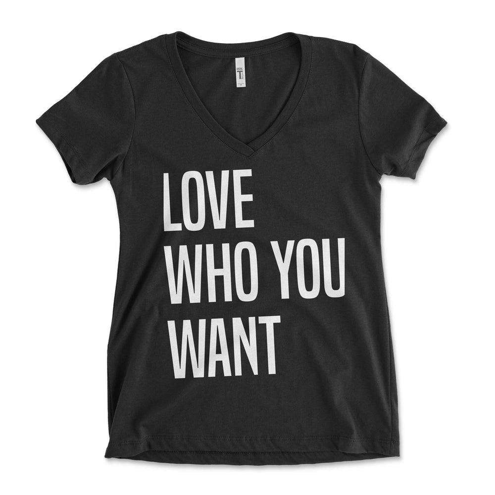 Love Who You Want Women's Vneck